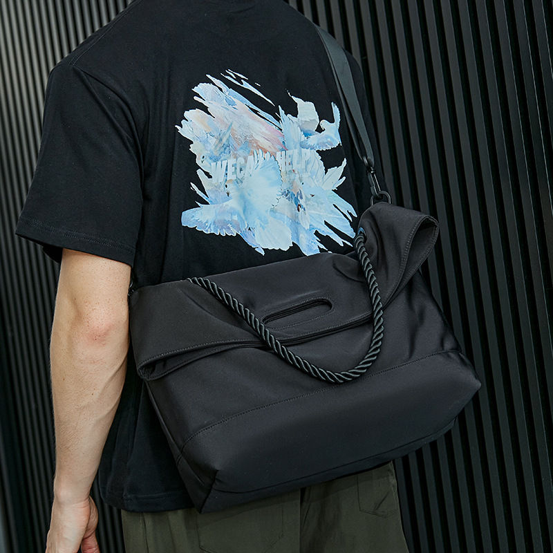 Sack Race Bag - Модная мужская сумка через плечо, большая