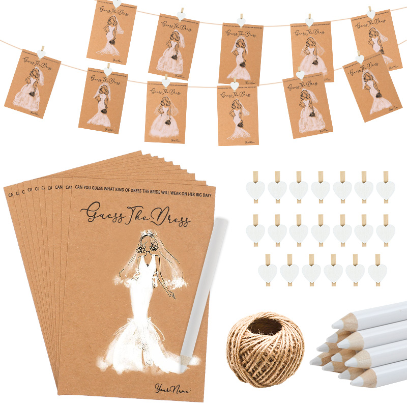 10/20 комплектов, игровая карт – обзор и цена Party Games Bridal Shower