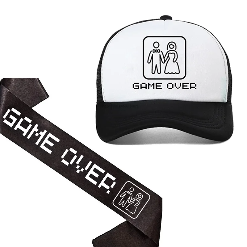 Жених Be Sash Game Over Hat дл – обзор и цена Party Games Bridal Shower