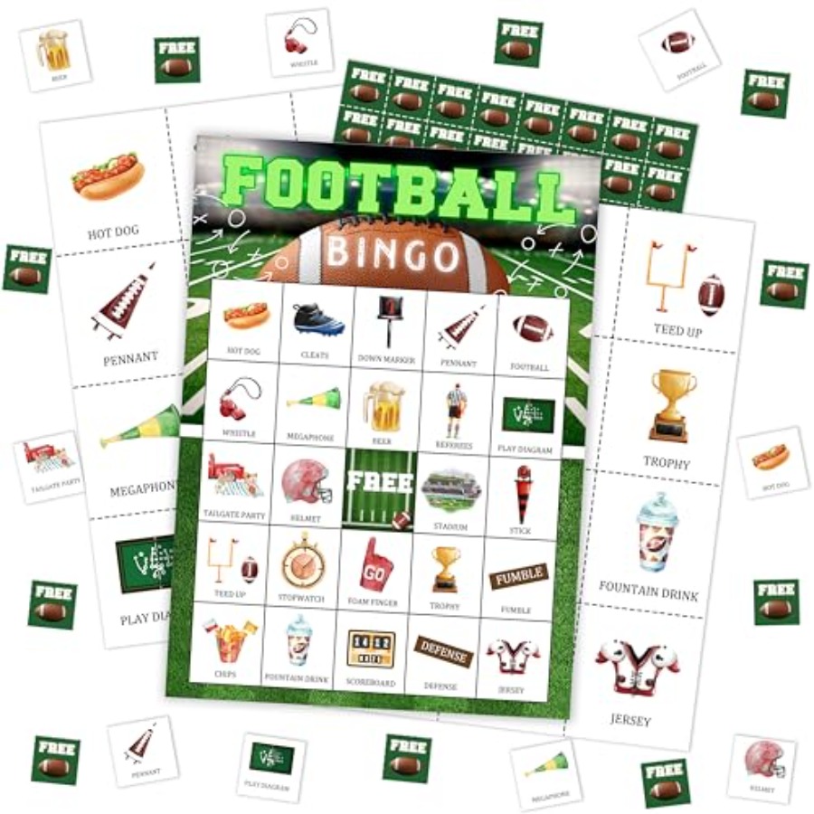 Набор для игры в бинго на футб – обзор и цена Party Games For Adults Large Group